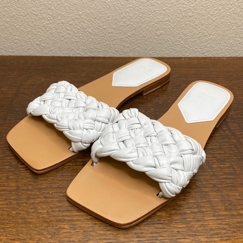 Marc Fisher LTD Women's Reanna Woven Slide Sandals Size 7.5